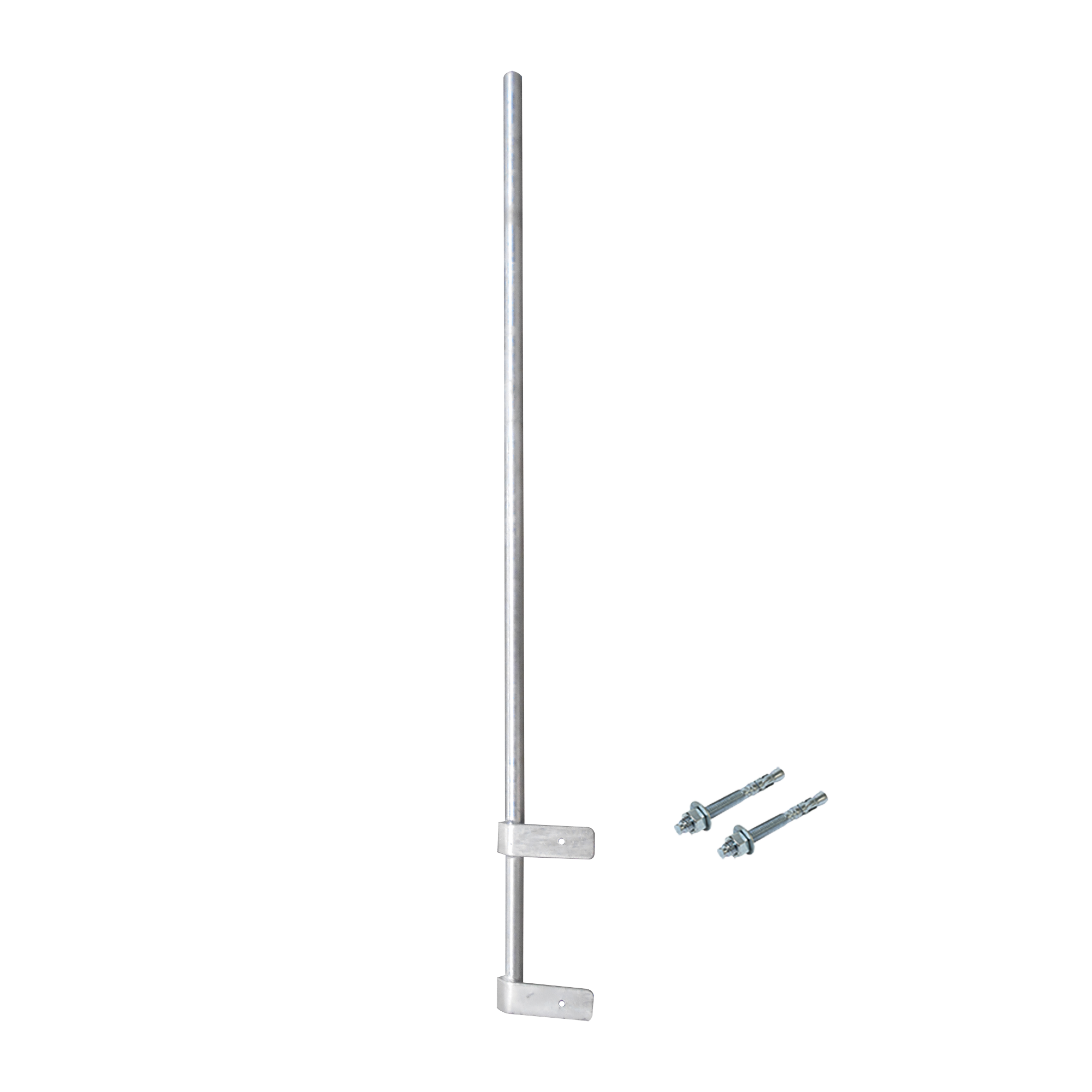 SMRP-150-CF|MÌÁstil Liviano de Pared de 1.5 m (Diam. 1-1/4") con Cejas de FijaciÌ?n Soldadas, åÁNo se gira! Incluye Taquetes para instalaciÌ?n. - ISTEN
